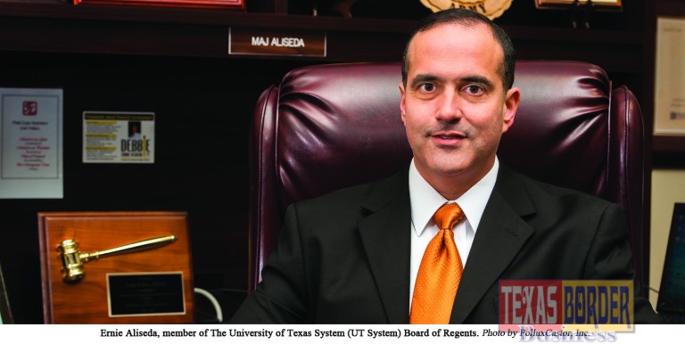 “There Are Things That Are Greater Than One’s Self…”–Ernest Aliseda, Regent Board of Regents, The University of Texas System