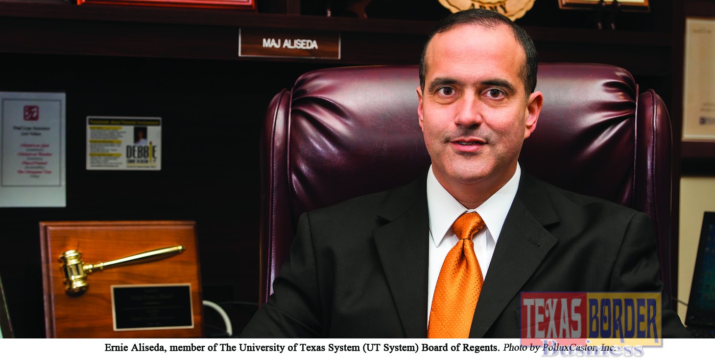Ernie Aliseda, member of the University of Texas System (UT System) Board of Regents. Photo by Pollux Castor Inc.