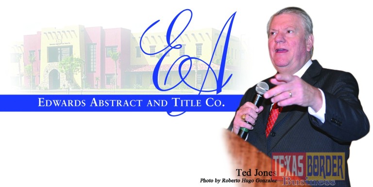 Edwards Abstract and Title Co. Welcomes Dr. Ted C. Jones, National Economist to the 10th Real Estate Forum January 22, 2014.