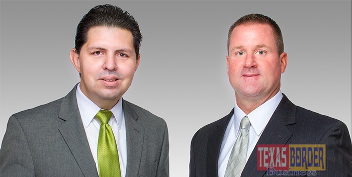 Above from left to right is Luis Cantu, Vice President of International Business for the McAllen Chamber and Brian Lewis, McAllen Chamber Board of Directors Chairman