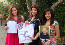 Mrs. Dina Hoppenstedt and her two daughters Kaitlin and Kelsey