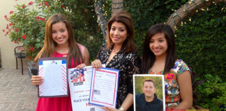 Mrs. Dina Hoppenstedt and her two daughters Kaitlin and Kelsey