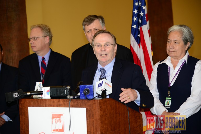 Mayor Jim Darling Addresses Immigration Issue at News Conference McAllen Humanitarian Relief Efforts