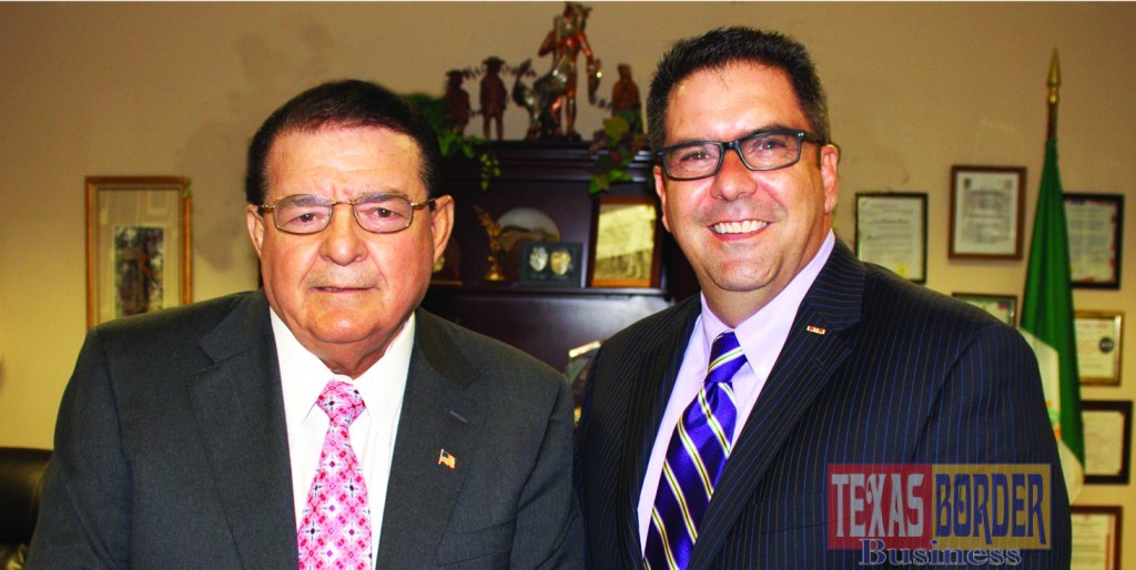 Pictured above from L-R: Norberto “Beto” Salinas mayor of Mission and Judge Jaime Tijerina, 92nd District Court. Mayor Salinas has given his full support to Judge Tijerina’s campaign.