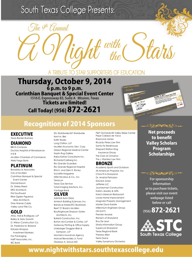 STC Presents: The 9th Annual "A Night with the Stars", October 9