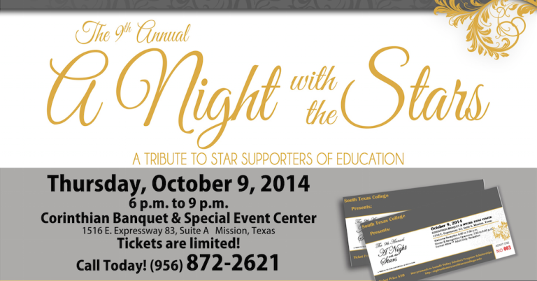 STC Presents: The 9th Annual “A Night with the Stars”, October 9