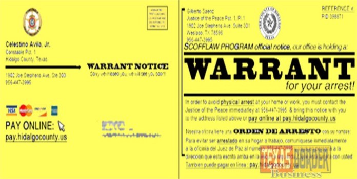 Post cards warn of arrest warrants: offer violators solution to avoid ...