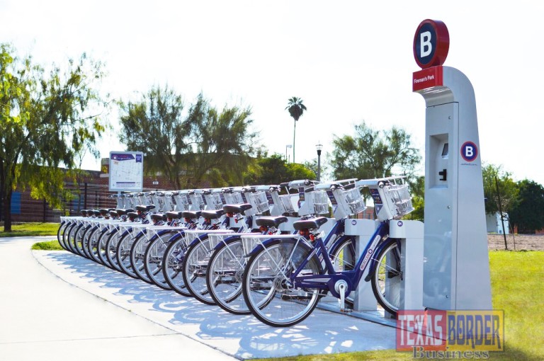 McAllen has a bike share program available to the community