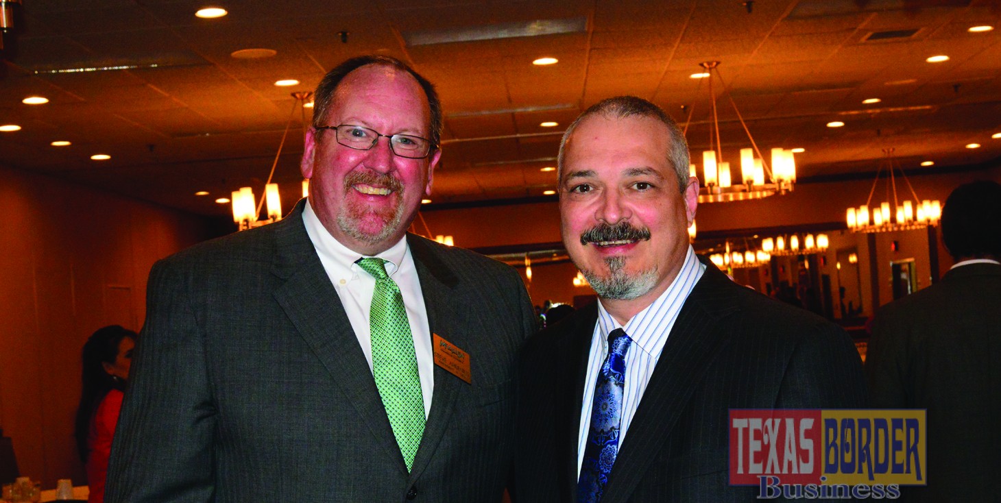 Pictured L-R: Steve Ahlenius, President and CEO for the McAllen Chamber of Commerce, with Dr. Carlos Cardenas Chairman of the Board for Doctors Hospital at Renaissance. He specializes in gastroenterology and internal medicine at South Texas Gastroenterology Associates in Edinburg, Texas.