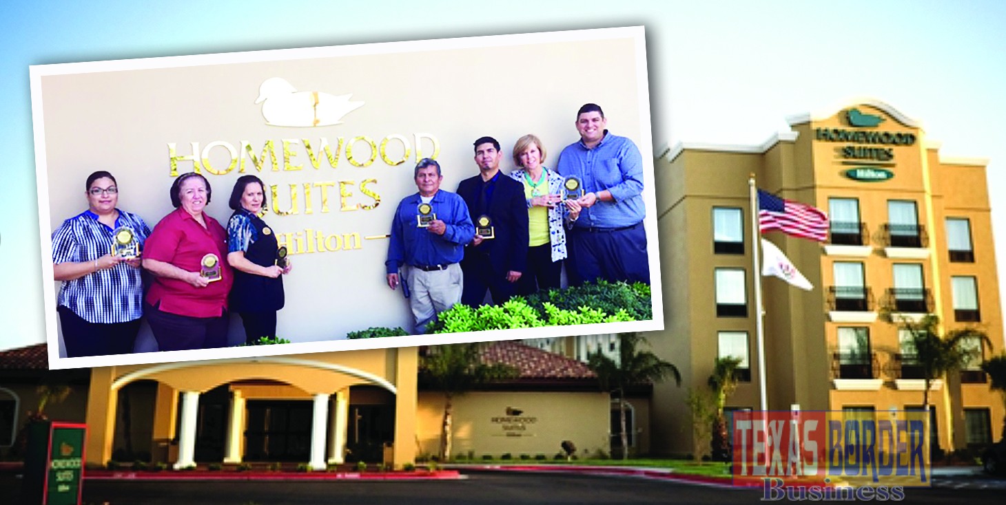 Group photo: L-R: Betty Palacios, Berta Muñoz, Adelita González, Robert Lumbreras, Ivan Ibarra, Francy Jones, and Pancho Guerra (not in picture Director of Sales Cindy Ehler)  Make Yourself at Home at our Extended Stay Hotel in McAllen, TX
