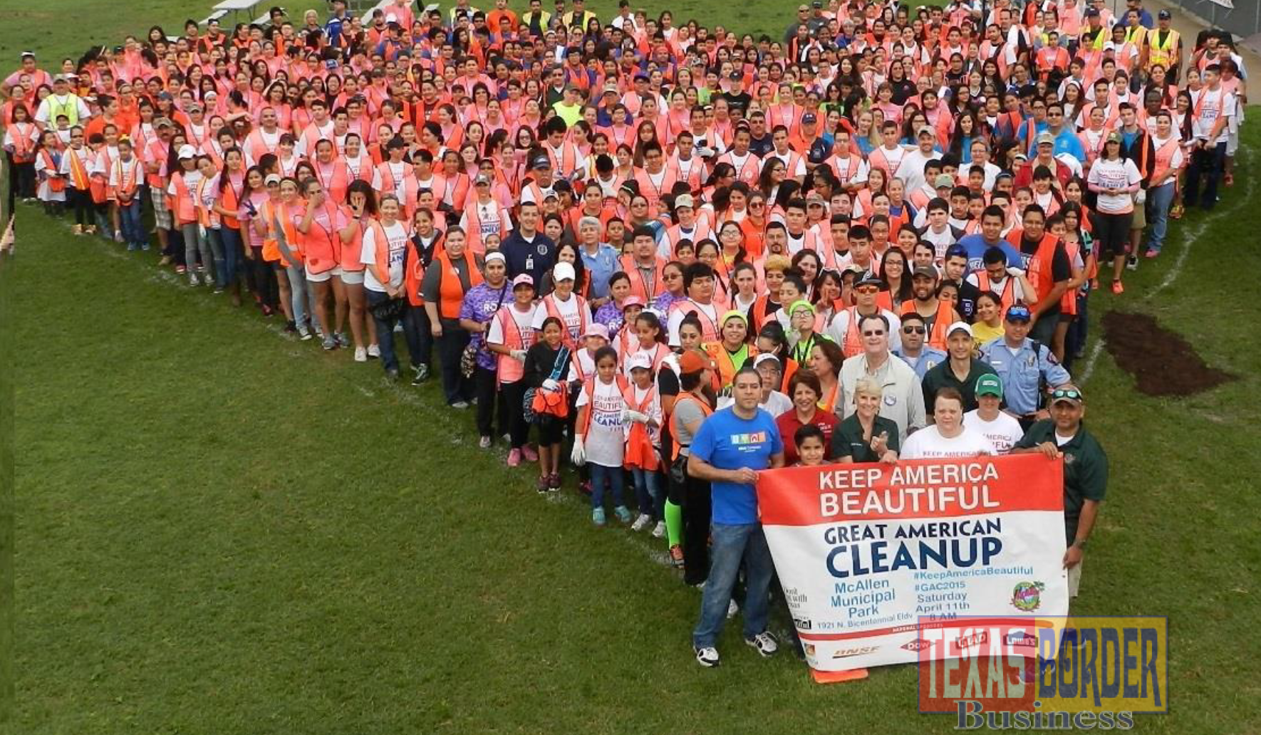 Volunteers Take Action to Clean Up Litter in McAllen.