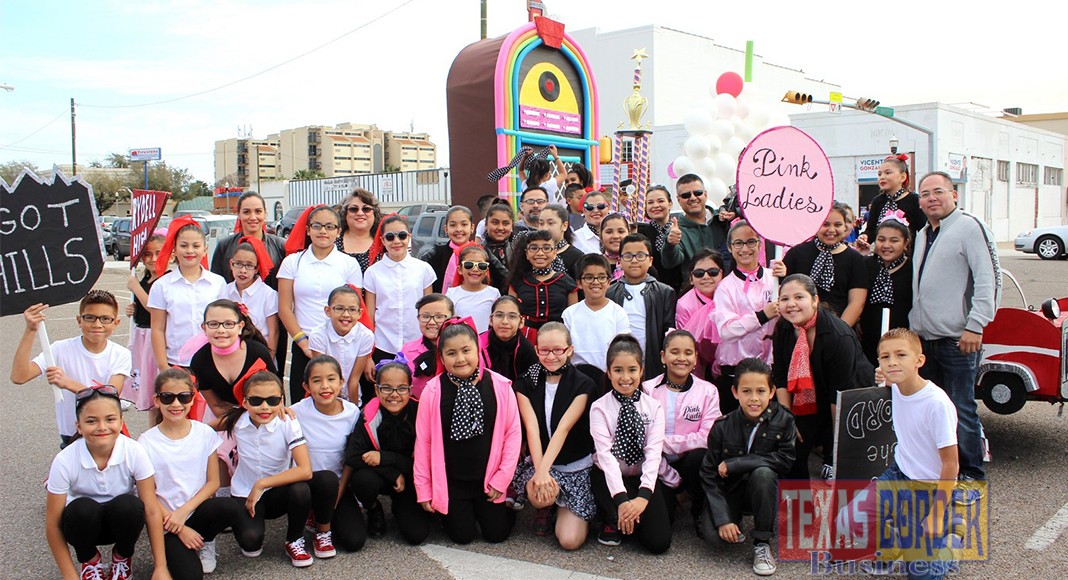 Pictured right is Truman Elementary with their 1st place trophy in the School division. Both participants competed at the 2016 Fiesta Edinburg Parade on Saturday, February 27th. 