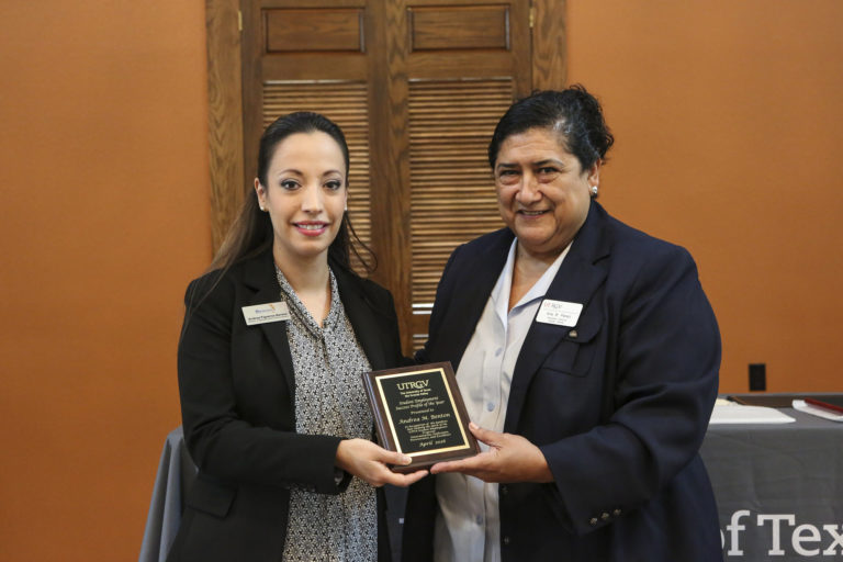ASPIRE tutor named UTRGV Student Employee of the Year on Brownsville Campus