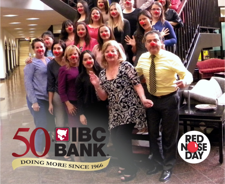 IBC Bank celebrates Red Nose Day