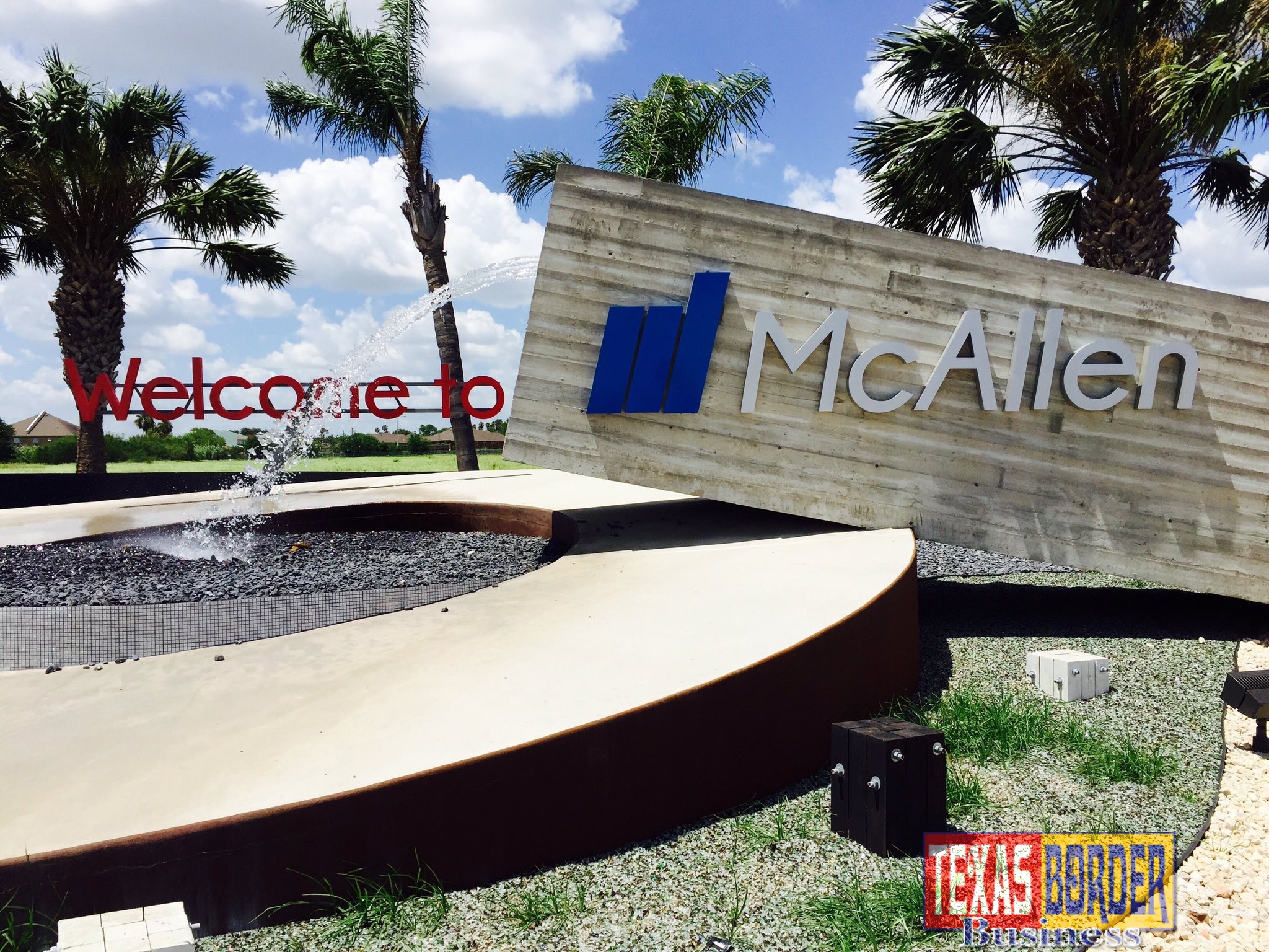 McAllen ready to Welcome the 2016 Games of Texas this summer with new entryway monument.