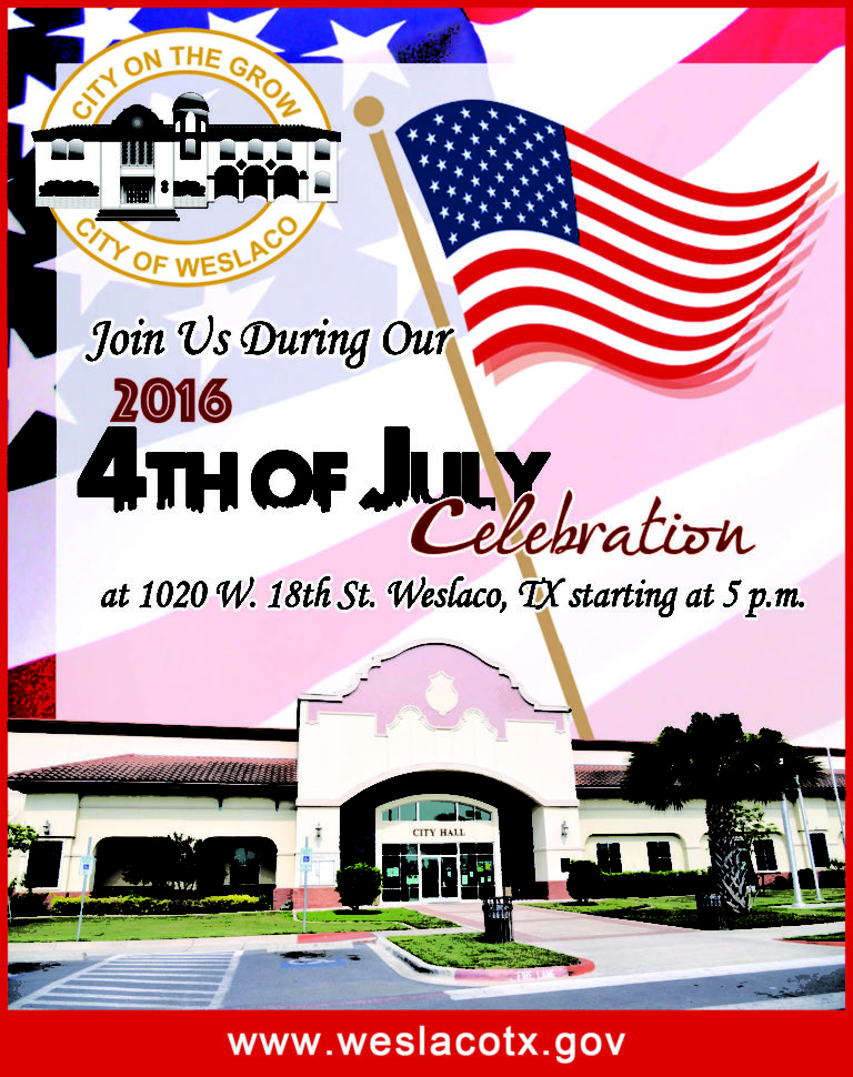 City of Weslaco preparing for 4th of July Celebration