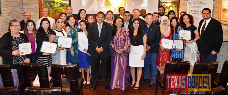 Pi Alpha Alpha, the UTRGV chapter of the national honor society for Public Affairs graduate students, recently inducted 45 new lifelong members and now has more than 100 in its ranks. (Courtesy Photo)
