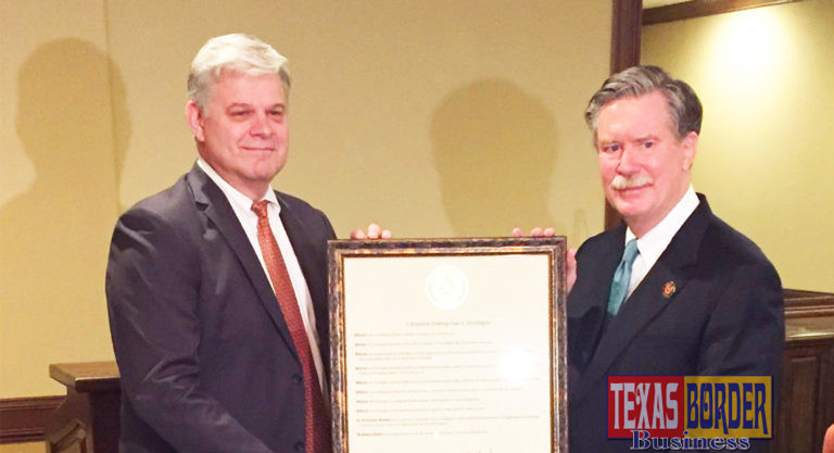 Attorney Dan K. Worthington Presented with a Resolution for Outstanding Service to the State Bar