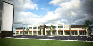 Rendering of the future development