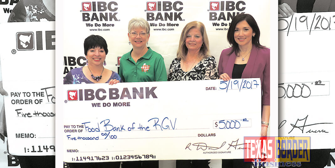 IBC is on board for the biggest fundraiser for the Food Bank RGV at Empty Bowls, Sept. 19 at the Boggus Ford Events Center in Pharr, Texas!  Pictured (l-r): Marty Charles, IBC Vice President of Operations; Terri Drefke, Food Bank RGV CEO; Dora Brown, IBC Senior Vice President of Marketing; and Gabriela Nunnery, New York Life Agent/Empty Bowls Co-Chair.  There’s plenty of room for sponsors and restaurants so sign up today!  For more information, contact Philip Farias, Mgr. of Corporate Engagement & Special Events, by calling (956) 904-4513 or pfarias@foodbankrgv.com.
