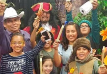 Student actors with their director, Juan Guerra, from the On Stage & More workshops at the Pharr Community Theater invite kids to register for the next six week session starting July 10 through August 19 in Pharr.