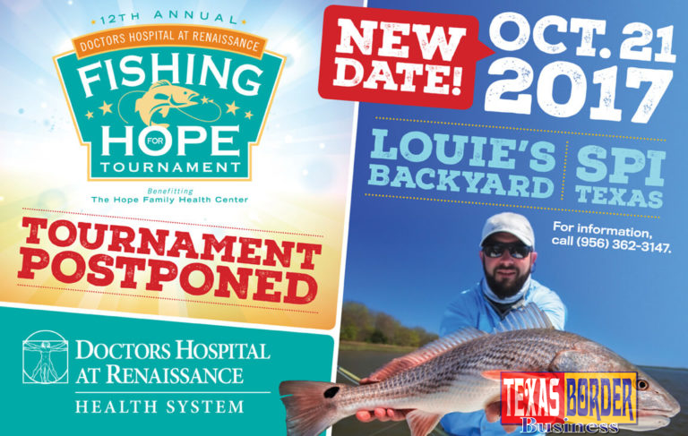 Doctors Hospital at Renaissance 12th Annual Fishing for Hope Tournament Postponed Until October 21, 2017