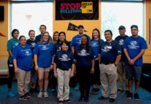 Boys & Girls Clubs of Edinburg RGV staff kicks off National Bullying Prevention Month and commemorate The BLUE SHIRT DAY® by wearing a blue shirts in solidarity to STOMP Out Bullying.