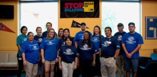 Boys & Girls Clubs of Edinburg RGV staff kicks off National Bullying Prevention Month and commemorate The BLUE SHIRT DAY® by wearing a blue shirts in solidarity to STOMP Out Bullying.