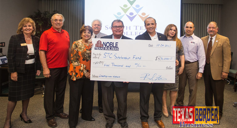 Noble Builders donates $25,000 for Public Safety programs at South Texas College 