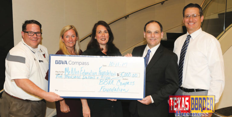 BBVA Compass Bank donates $5,000 to McAllen Education Foundation