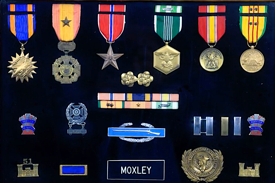 Moxley's military condecorations