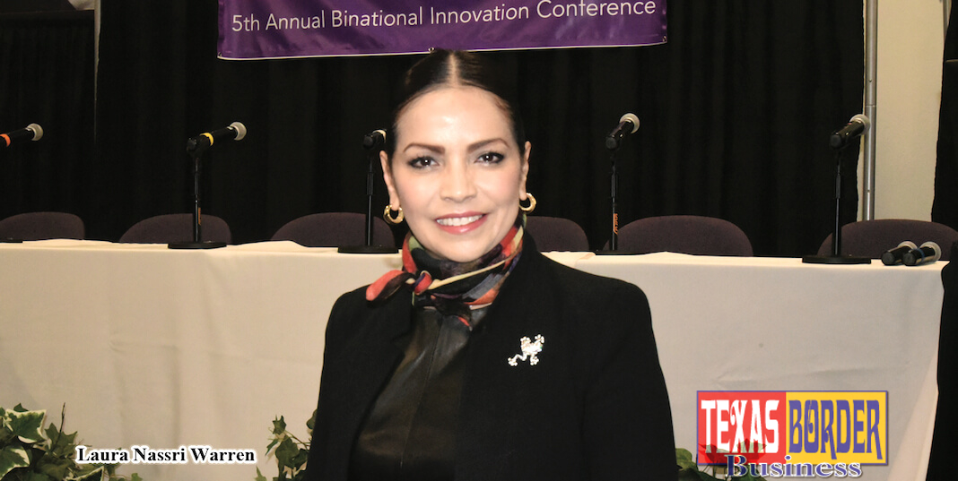 Laura Nassri Warren, AIA, of The Warren Group Architects Inc. (TWG). Warren said the Rio Grande Valley became her home since 1995. She recognizes she has met “wonderful leaders” at the McAllen Economic Development that showed her the great opportunities that she is now involved in the Rio Grande Valley. She founded and established TWG in 2004 in McAllen, Texas and operates from two locations; McAllen and Austin, Texas. It is a service oriented architectural, planning, interior design and project management firm. Her firm has built a reputation by providing innovative and practical design solutions to her growing customer base worldwide