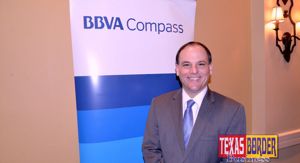 Jon Rebello will oversee border markets such as Laredo, El Paso, and Rio Grande Valley areas, and will act as the Upper Rio Grande Valley City President. The Gulf Coast markets under Rebello will also include Beaumont and Corpus Christi, as well as College Station. Rebello was previously the Lower Rio Grande Valley City President, a position now held by Juan Loya, who was recently promoted. Photo by Roberto Hugo Gonzalez