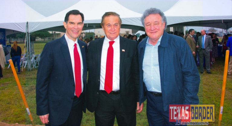 Pictured from L-R: David Deanda, Bank President; Salvador Vela, Alton's mayor and Alonzo Cantu Chairman of Board of Directors at Lone Star National Bank. Photos by Roberto Hugo Gonzalez