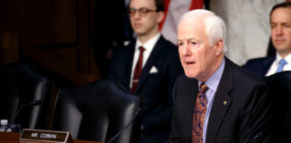 Senator John Cornyn, a Republican from Texas, is a member of the Senate Finance, Intelligence, and Judiciary Committees.
