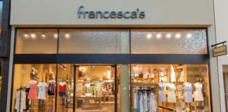 francesca's is slated to open on February 10 at the heart of the shopping center between Maxstuido.com and True Religion. Founded in 1999 in Houston, Texas, francesca's has grown from a single boutique into a brick and mortar and online empire with over 700 boutiques in 48 states.