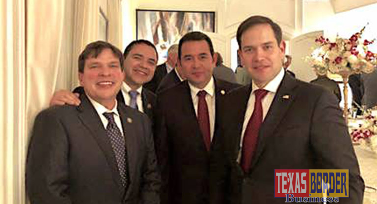 Reps. Cuellar and Gonzalez Meet with President Jimmy Morales of Guatemala