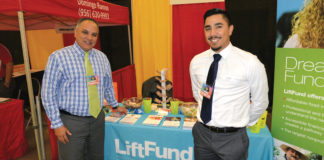 Lift Fund representatives, a non-for-profit company that makes loans available to small businesses.