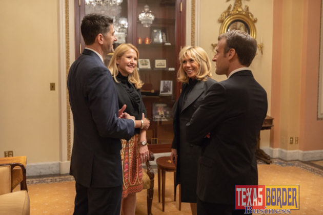5. Speaker Ryan and his wife, Janna, bid farewell to President Macron and his wife, Brigette.