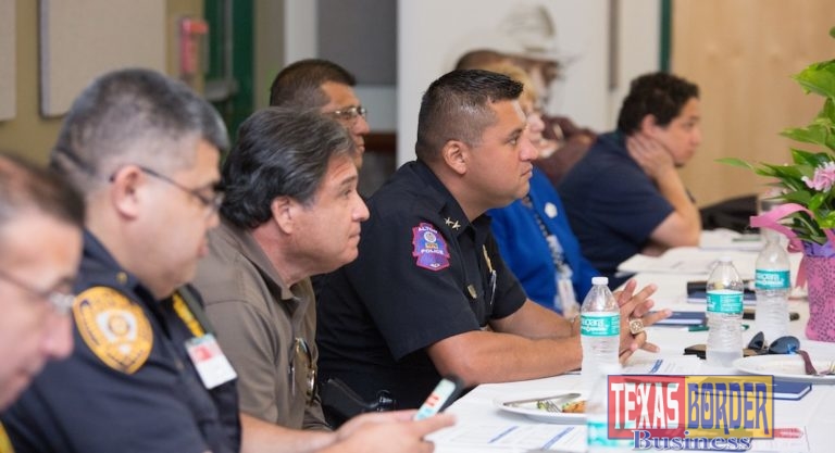 South Texas College will hold its first President’s Advisory Council Luncheon on Friday, April 27. Law enforcement professionals from across the region will begin offering their recommendations for identifying and developing training programs for STC's Regional Center for Public Safety Excellence (RCPSE). Above, STC held a business consortium meeting with city leaders and law enforcement to discuss the development of the Emergency Vehicle Operations  Course (EVOC) at the RCPSE, Aug. 2017.