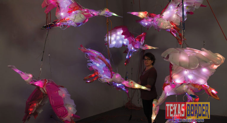 Minet's Roseate Spoonbill representation, will be exhibited along with the rest of Migrations in IMAS from April 14 - September 2, 2018.