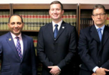 L-R: Dr. Sherif Zaafran, Stephen Brint Carlton, and Scott Freshour