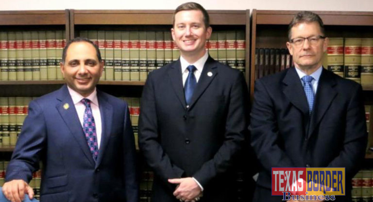 L-R: Dr. Sherif Zaafran, Stephen Brint Carlton, and Scott Freshour