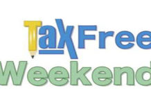 TaxFree Weekend April 28-30, 2018