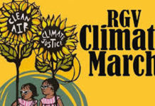 RGV Climate March in downtown McAllen. 