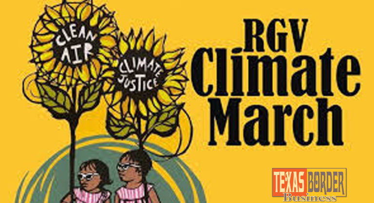 RGV Climate March in downtown McAllen. 