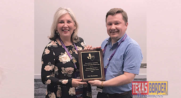 PSJA ISD librarian receives Outstanding Service in Library Instruction Award 