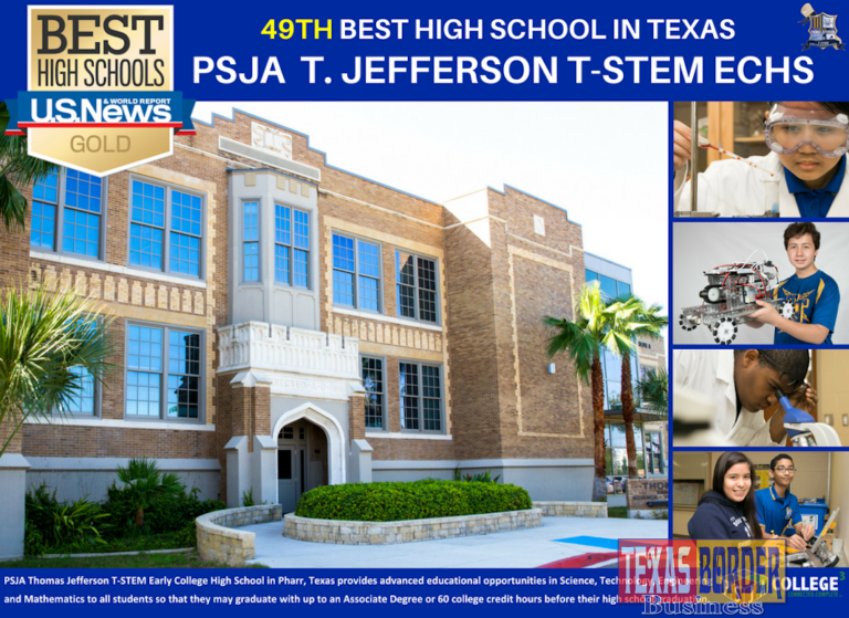 PSJA ISD High School Ranked Among Best in Texas For Third Consecutive Year 