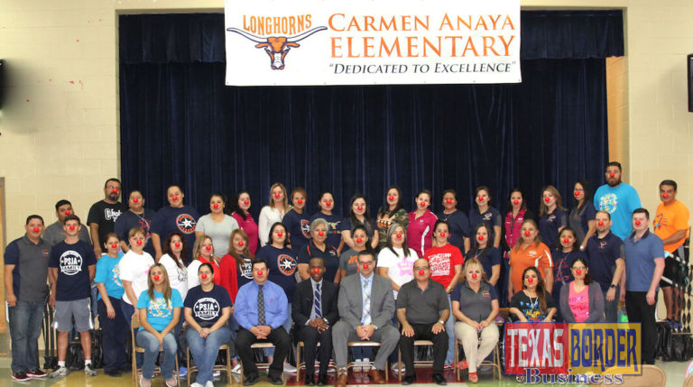 Photo Carmen Anaya Elementary - Carmen Anaya Elementary students and staff helped raise $420 for Red Nose Day.