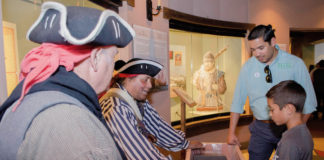 Museum volunteers dressed in representative outfits welcome visitors to enjoy a hands-on activities. Save the Date: Summer Nights at the Museum June 14, June 28 and July 12